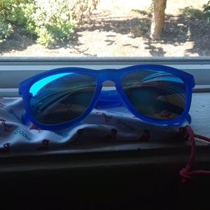 Blue goodr glasses